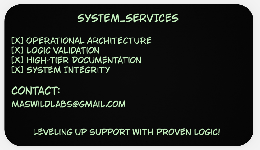Mas Wild Labs Business Card Back